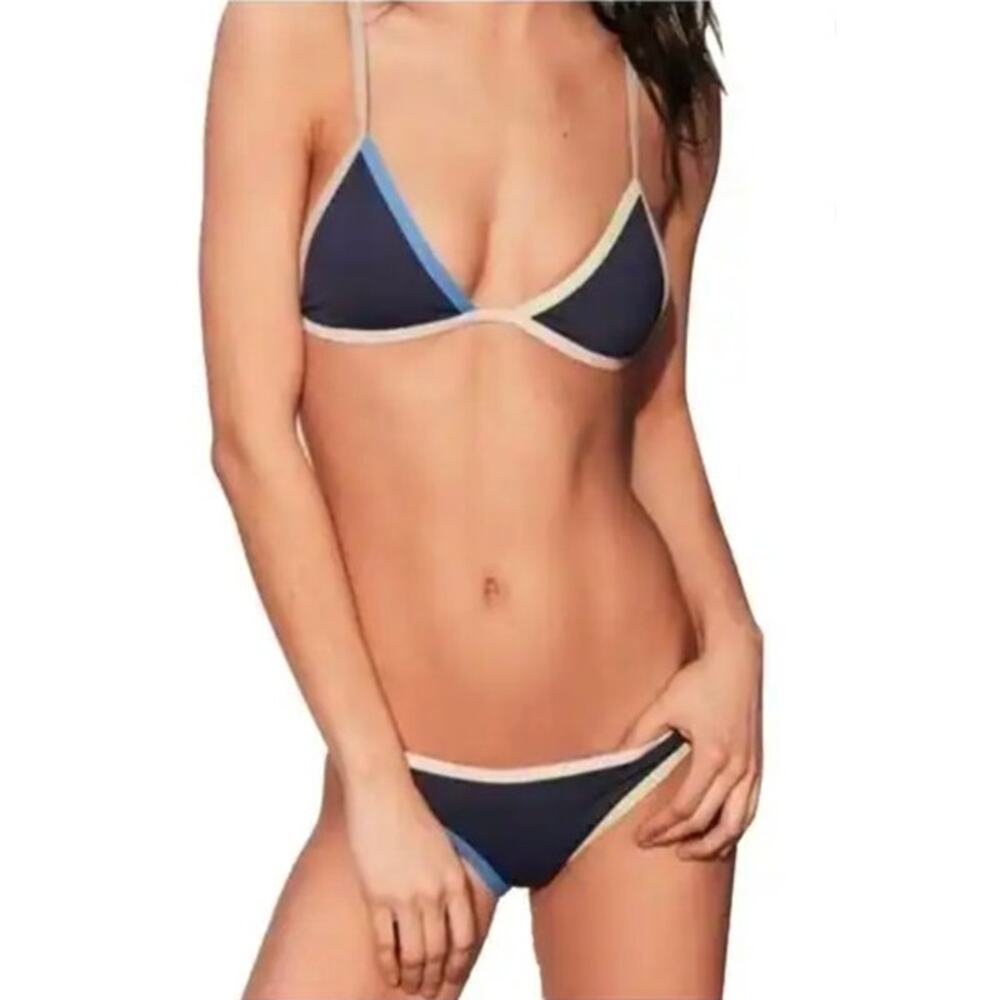 Tavik Womens Jett Triangle Bikini Swim Top and Bottom XS